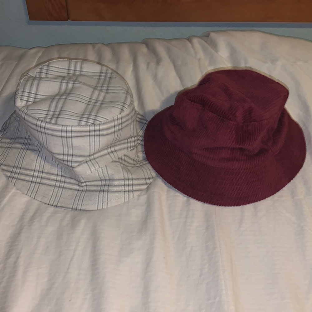 Multi colored bucket hats